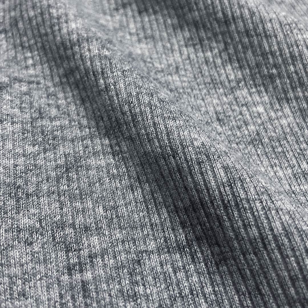 Layers Classic Ribbed Fitted Tank Grey Heather - Image 5