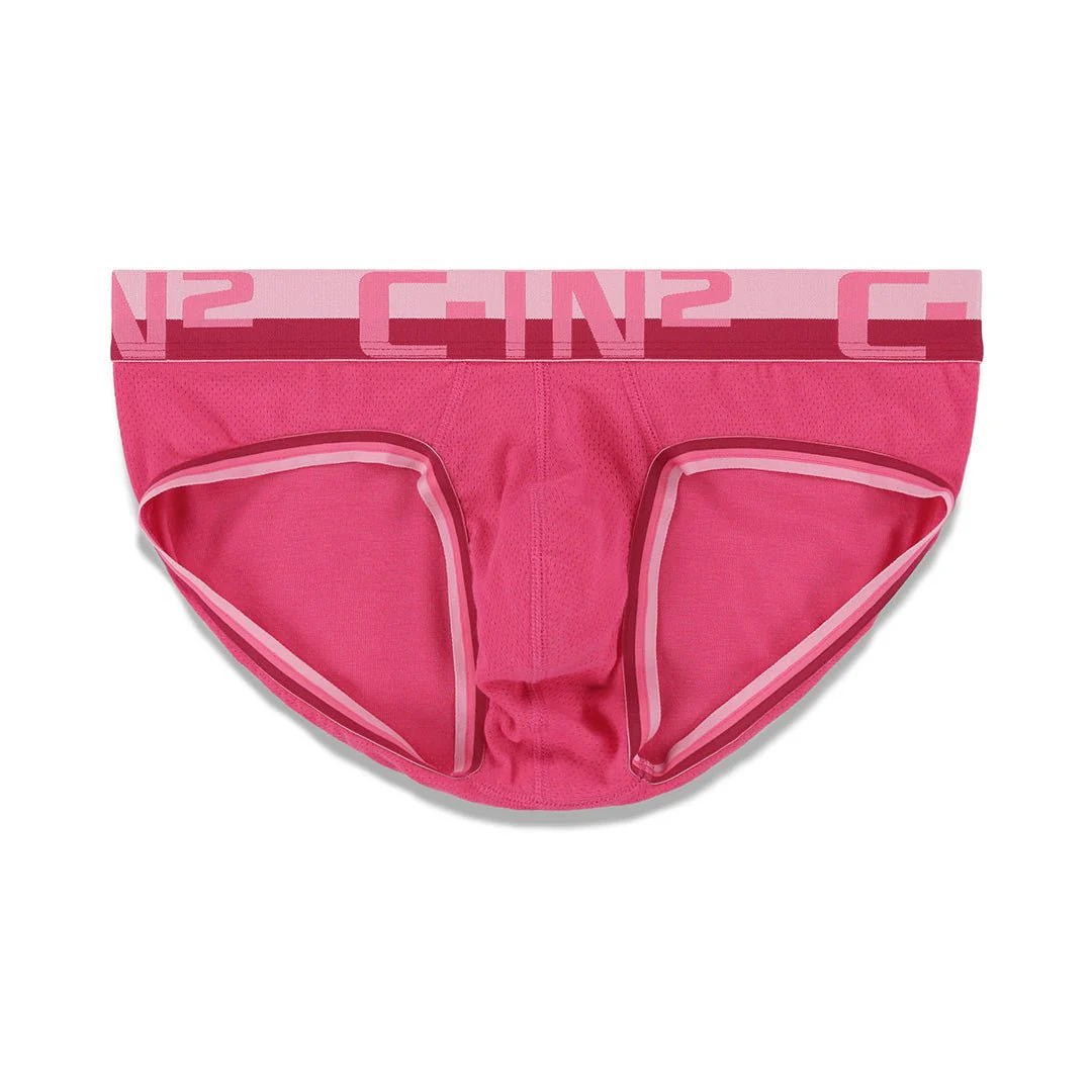 Grip Mesh Low Rise Brief Pacey Pink - Image 5