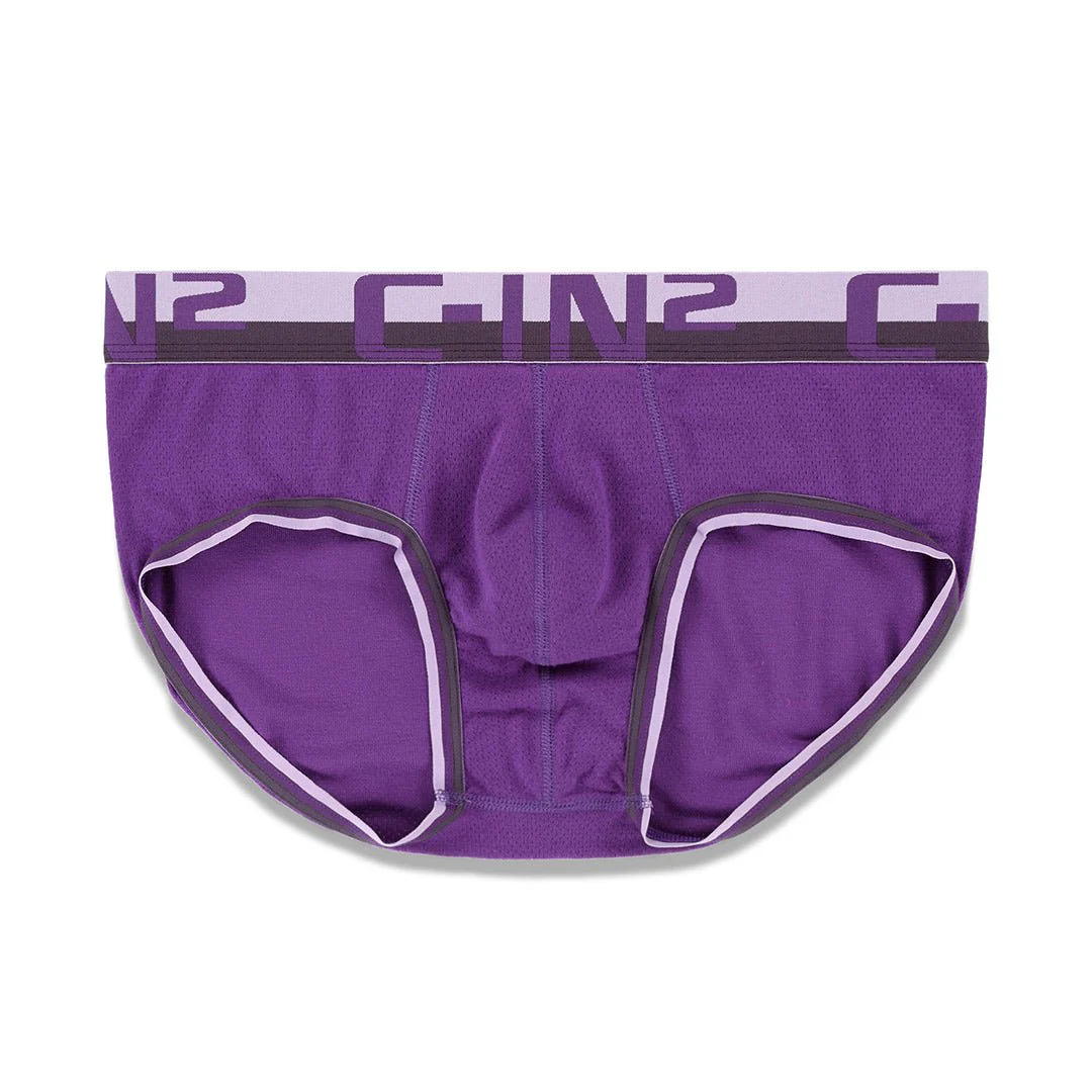Grip Mesh Mid Rise Brief Paco Purple - Image 4