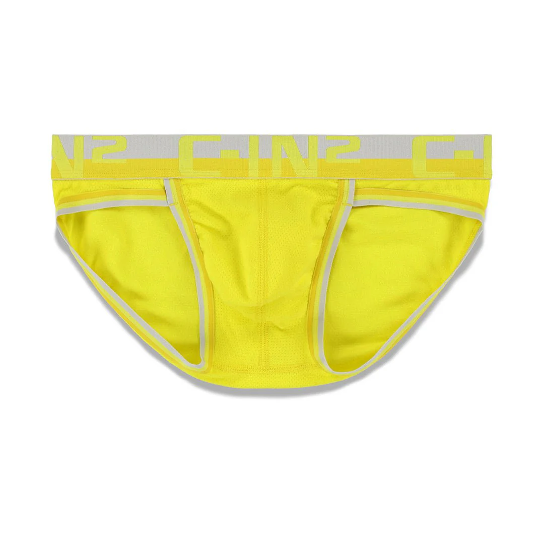Grip Mesh Sport Brief Yaron Yellow - Image 4
