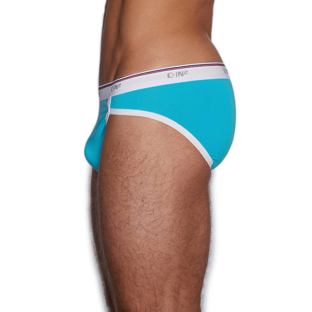 Throwback Sport Brief Benicio Blue - Image 3