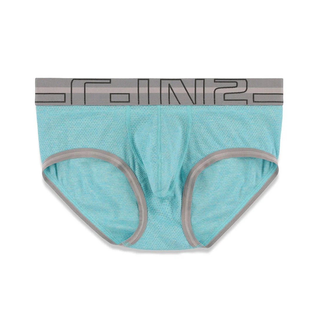 Zen Mid Rise Brief Bayside Blue Heather - Image 4